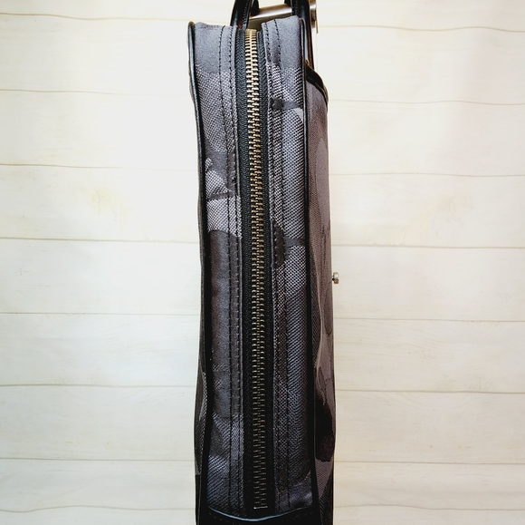 Coach Metropolitan Slim Brief Wild Beast New Black Gray Charcoal - Picture 13 of 16